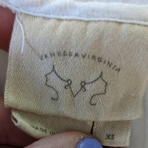 Vanessa and Virginia Boho Gauzy Blouse sz XS - Picture 4 of 6